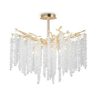 Люстра на штанге Freya FR1010CL-08G