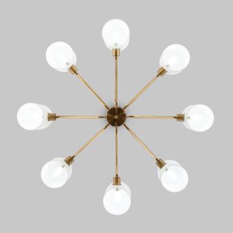 Люстра на штанге Eurosvet 60157/8 латунь