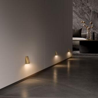 Подсветка ступеней лестницы Elektrostandard 40159/LED 3000K Латунь