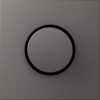 Накладка для светорегулятора поворотного, матовый титан, серия S08