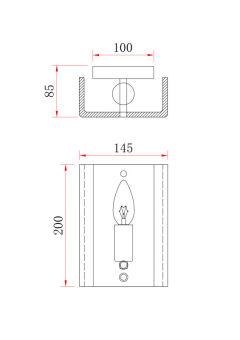 Бра Freya FR5190WL-01BS2