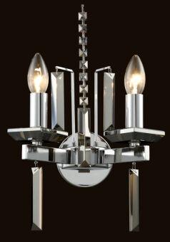 Бра Crystal Lux MARRON AP2 CHROME
