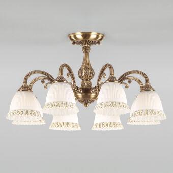 Люстра на штанге Eurosvet 60107/8 античная бронза