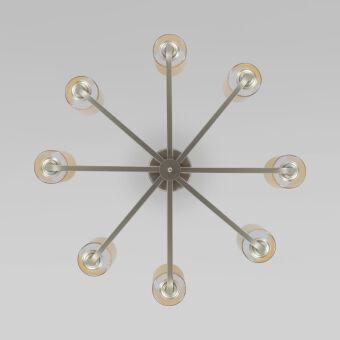 Люстра на штанге Eurosvet 60138/8 перламутровое золото