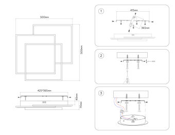 Накладной светильник Ambrella Light FA7723