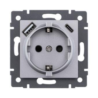 Розетка KOLLINGER REA-004GY