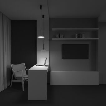 Подвесной светильник Maytoni Technical P076PL-L12W3K-B