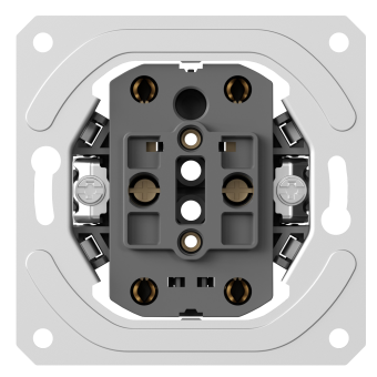 Механизм розетки двойной без заземления 16А 250В~ на винтах, серия DB