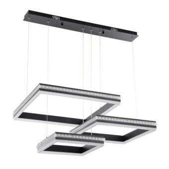 Каскадная люстра LED4U 8596-500-400-300 BK