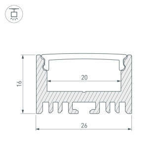 Профиль Arlight 018674
