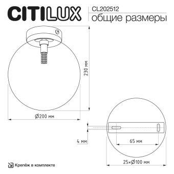 Накладной светильник Citilux CL202512