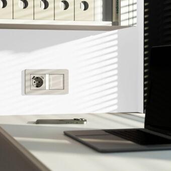 Выключатель Werkel W4522014 дымчатый