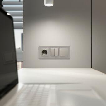 Выключатель Werkel W1212004 дымчатый