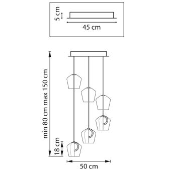 Каскадная люстра Lightstar 796169