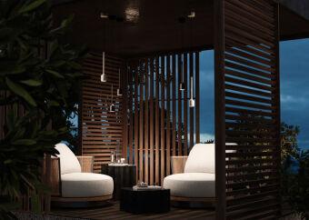 Подвесной уличный светильник Maytoni O491PL-L6B3K