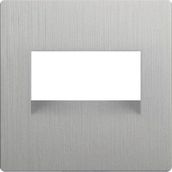 Клавиша/Накладка Werkel WL09-RJ45+RJ45-CP серебряный рифленый