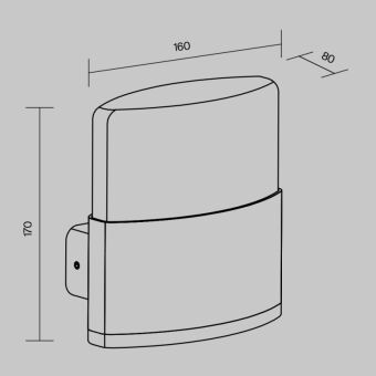 Светильник настенный Maytoni O442WL-L12GF3K1
