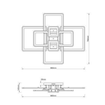 Накладной светильник Escada 10286/8LED