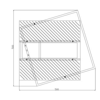 Накладная люстра Escada 10226/3LED SQUARE