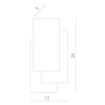 Бра ARTE Lamp A1718AP-1WH