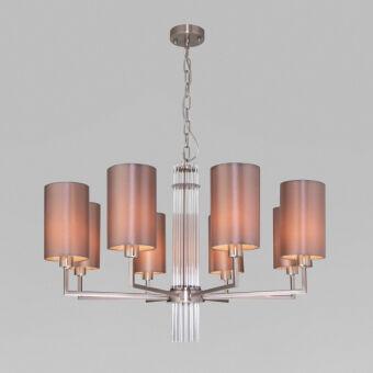 Подвесная люстра Eurosvet 60134/8 никель