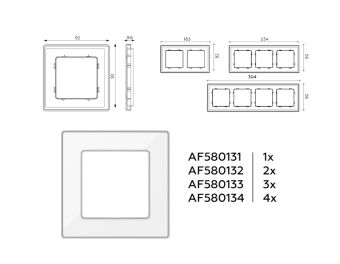Рамка Ambrella Volt AF580134