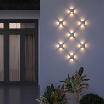 Светильник настенный Elektrostandard 1504 TECHNO LED CUBE белый