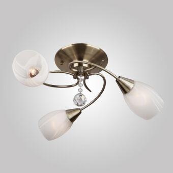 Накладная люстра Eurosvet 30100/3 античная бронза