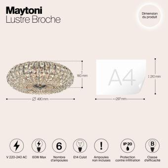Накладная люстра Maytoni DIA902-06-N