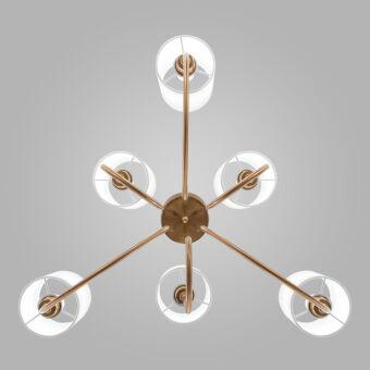 Подвесная люстра Eurosvet 60164/6 латунь