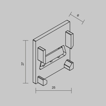 Заглушка Maytoni O-TR002-EC