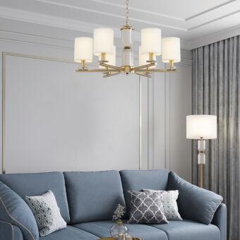 Подвесная люстра Eurosvet 60146/6 латунь