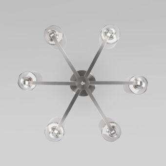 Люстра на штанге Eurosvet 60138/6 сатин-никель