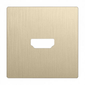 Клавиша/Накладка Werkel WL10-HDMI-CP шампань рифленый