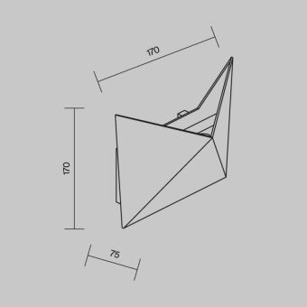 Светильник настенный Maytoni O802WL-L7B