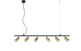 Подвесная люстра Crystal Lux CLT 015C6 L1200 BL-GO