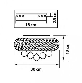 Накладная люстра Lightstar 704034