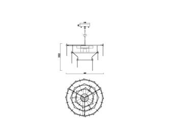 Подвесная люстра Freya FR5197PL-05CH