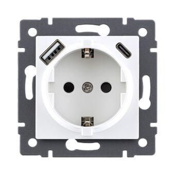 Розетка KOLLINGER REA-004WH