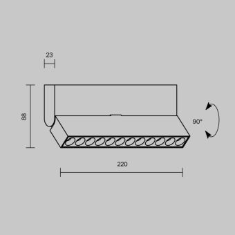 Накладной светильник Maytoni Technical C136CL-12W4K-W