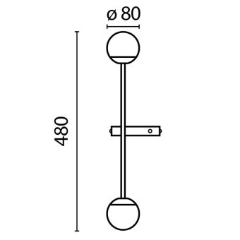 Бра Maytoni MOD285WL-L10B3K
