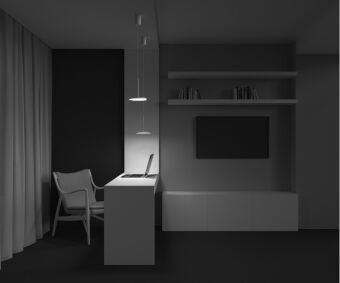 Подвесной светильник Maytoni Technical P076PL-L12W4K-W