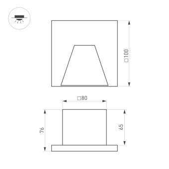 Светильник для ступеней Arlight 051052