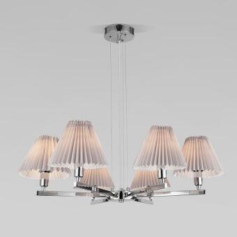 Подвесная люстра Eurosvet 60136/6 хром/серый