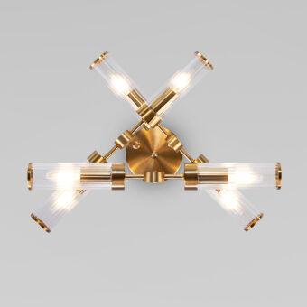 Люстра на штанге Eurosvet 60166/6 латунь