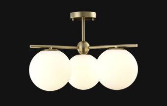 Люстра на штанге Crystal Lux FELIZ SP-PL3 BRONZE/WHITE