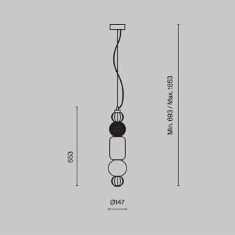 Подвесная люстра Maytoni P069PL-L35G3K