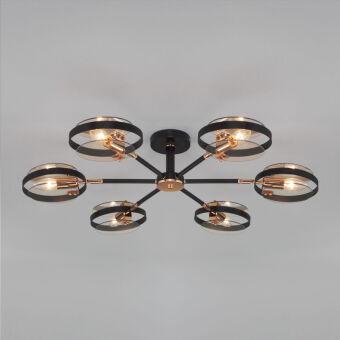 Люстра на штанге Eurosvet 70121/6 черный