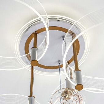 Накладная люстра LED4U L1040-750 WT