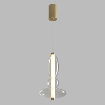 Подвесной светильник Crystal Lux QUASAR SP10W LED TRANSPARENT